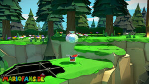 Whispering Woods — Paper Mario: The Origami King walkthrough screenshot