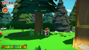 Whispering Woods — Paper Mario: The Origami King walkthrough screenshot