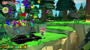 Whispering Woods — Paper Mario: The Origami King walkthrough screenshot