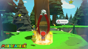 Whispering Woods — Paper Mario: The Origami King walkthrough screenshot