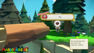 Whispering Woods — Paper Mario: The Origami King walkthrough screenshot