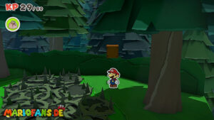 Whispering Woods — Paper Mario: The Origami King walkthrough screenshot