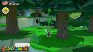 Whispering Woods — Paper Mario: The Origami King walkthrough screenshot