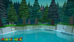 Whispering Woods — Paper Mario: The Origami King walkthrough screenshot