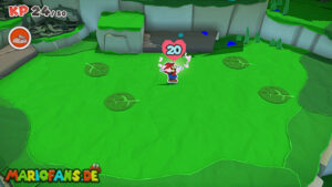 Whispering Woods — Paper Mario: The Origami King walkthrough screenshot