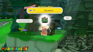 Whispering Woods — Paper Mario: The Origami King walkthrough screenshot