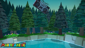 Whispering Woods — Paper Mario: The Origami King walkthrough screenshot