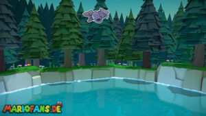 Whispering Woods — Paper Mario: The Origami King walkthrough screenshot