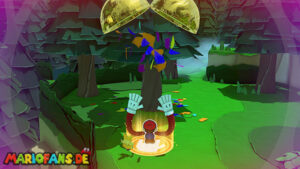 Whispering Woods — Paper Mario: The Origami King walkthrough screenshot