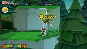 Whispering Woods — Paper Mario: The Origami King walkthrough screenshot