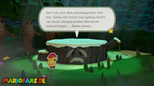 Whispering Woods — Paper Mario: The Origami King walkthrough screenshot