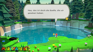 Whispering Woods — Paper Mario: The Origami King walkthrough screenshot