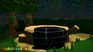 Whispering Woods — Paper Mario: The Origami King walkthrough screenshot
