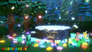 Whispering Woods — Paper Mario: The Origami King walkthrough screenshot