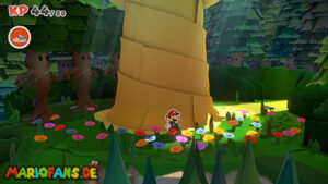 Whispering Woods — Paper Mario: The Origami King walkthrough screenshot