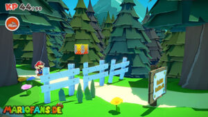 Whispering Woods — Paper Mario: The Origami King walkthrough screenshot