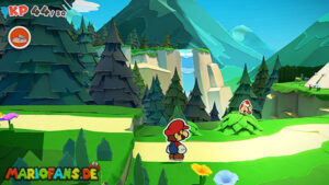 Whispering Woods — Paper Mario: The Origami King walkthrough screenshot
