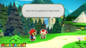 Whispering Woods — Paper Mario: The Origami King walkthrough screenshot