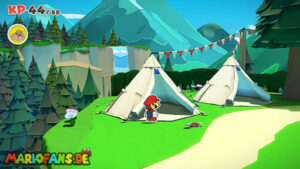 Whispering Woods — Paper Mario: The Origami King walkthrough screenshot