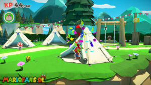 Whispering Woods — Paper Mario: The Origami King walkthrough screenshot