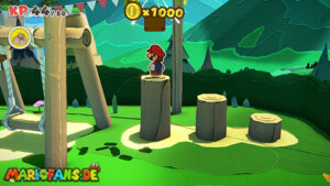 Whispering Woods — Paper Mario: The Origami King walkthrough screenshot