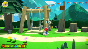 Whispering Woods — Paper Mario: The Origami King walkthrough screenshot