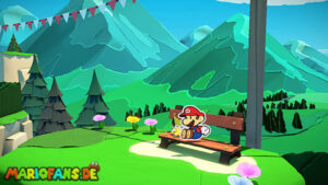 Whispering Woods — Paper Mario: The Origami King walkthrough screenshot