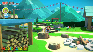 Whispering Woods — Paper Mario: The Origami King walkthrough screenshot
