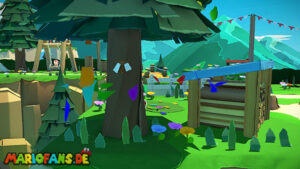 Whispering Woods — Paper Mario: The Origami King walkthrough screenshot