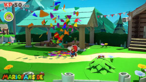 Whispering Woods — Paper Mario: The Origami King walkthrough screenshot