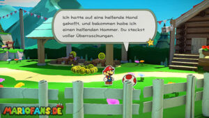 Whispering Woods — Paper Mario: The Origami King walkthrough screenshot