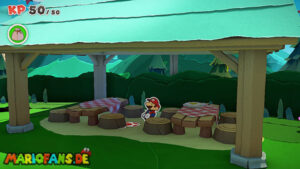 Whispering Woods — Paper Mario: The Origami King walkthrough screenshot