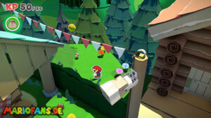 Whispering Woods — Paper Mario: The Origami King walkthrough screenshot