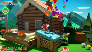 Whispering Woods — Paper Mario: The Origami King walkthrough screenshot