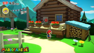 Whispering Woods — Paper Mario: The Origami King walkthrough screenshot