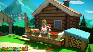 Whispering Woods — Paper Mario: The Origami King walkthrough screenshot