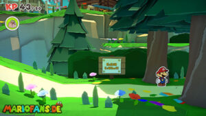 Whispering Woods — Paper Mario: The Origami King walkthrough screenshot