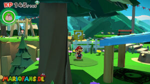 Whispering Woods — Paper Mario: The Origami King walkthrough screenshot