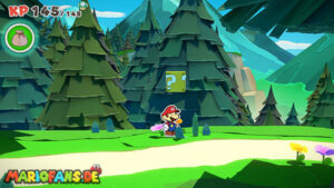 Whispering Woods — Paper Mario: The Origami King walkthrough screenshot