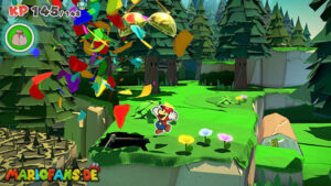 Whispering Woods — Paper Mario: The Origami King walkthrough screenshot