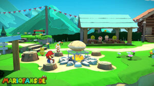Whispering Woods — Paper Mario: The Origami King walkthrough screenshot