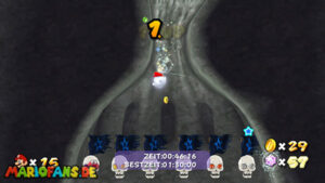 Boo's Boneyard Galaxy — Super Mario Galaxy walkthrough route