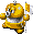 Axem Yellow — original Super Mario RPG creature artwork