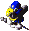 Bluebird — original Super Mario RPG creature artwork