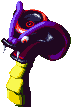 Bad Adder — original Super Mario RPG creature artwork