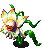 Fink Flower — original Super Mario RPG creature artwork