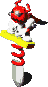 Claymorton — original Super Mario RPG creature artwork