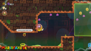 Fungi Mines — Super Mario Bros. Wonder walkthrough screenshot
