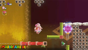 Shining Falls — Super Mario Bros. Wonder walkthrough screenshot