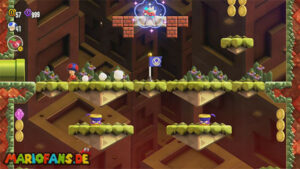Shining Falls — Super Mario Bros. Wonder walkthrough screenshot